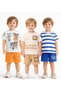 Boy's T-Shirt Shorts 3 Piece Set Summer Cotton