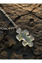 Premium Epoxy Puzzle Pendant |   Natural Green Detailed Minimal Design Unisex