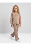 Girls' Hooded Printed Sweatshirt and Spanish-Cut Sweatpants Set - 2