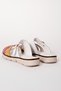 Clemy Women's Genuine Leather Orthopedic Buckle Colorful Slippers 4534 - 3