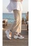 High Platform Wedge Heel Side Closed Buckle Skin Summer Women's Sandals Shoes - 7
