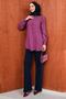 Plum Stone Detailed Buttoned Shirt - 3