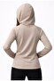 Women's Cream Hooded Diver Sweatshirt-W1161 - 3