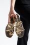 Jenet Women's Gold Gold Ring Detailed Daily Sandals - 3