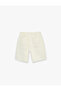 Cotton Comfortable Fit Pocket Bermuda Shorts with Drawstring Waist Baggy Jean Shorts - 4