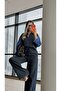 Premium Denim Detailed Shirt-Pants Set with Jeans Trim - 2 Piece Set - 2