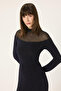 Sim Detail Long Sleeve Dress - 2