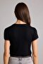 Slim Fit Crew Neck Ribbed Camisole Short Sleeve T-Shirt H5768Ax26Sp - 5