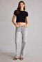 Slim Fit Crew Neck Ribbed Camisole Short Sleeve T-Shirt H5768Ax26Sp - 2