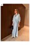Premium Polka Dot Detailed Design Summer Shirt-Long Skirt 2-Piece Set - 5