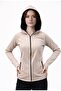 Women's Cream Hooded Diver Sweatshirt-W1161
