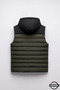 New season comfortable fit detachable hooded stand collar water and cold resistant puffer vest jacket - 6