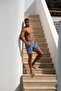 Quick-Drying Patterned Men's Swim Shorts with Pockets-26144 - 4