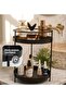 2-Tier Bathroom Cosmetic Jewelry Organizer Multi-Purpose Organizer 2-Tier Organizer Black - 3