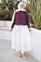 Plum Collar Lace Poplin Shirt - 2