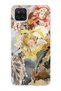 Samsung Galaxy A22 / M22 / M32 Compatible Transparent Phone Case with Angels and Sculpture Collage Pattern