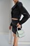 Shorts Suit Jacket Faux Leather Shorts Skirt Jacket Double Suit - 7