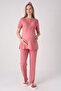 Short Robe Maternity-Pregnancy Pajama Set 3-Piece Set - 3