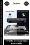 Special Production Stylish Design Magnetic Hidden Parking Phone Card Auto Vehicle Dashboard Open-Close Numberer