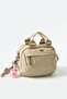 Washed Leather Crossbody Bag, Shoulder Bag, Beige Model: (571-17Y) - 3
