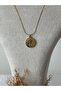 Moon & Sun Themed Steel Plate Necklace - 4