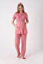 Pajama Set with Robe and Short Sleeves for Maternity and Pregnancy, Set of 3 - 4