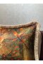 Robin-9402 Multicolor Imported Silk Velvet Tasseled Cushion Cover 43X43 - 5