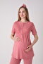 Short Robe Maternity-Pregnancy Pajama Set 3-Piece Set - 4