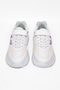 Children's Unisex White Lilac Comfortable Velcro Lace-Up Sneaker - 6