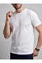 Men's Basic Slim Fit Crew Neck T-Shirt - White - 2