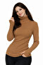 Büstiquiu Turtleneck Finger Detailed Body Sweater - 3