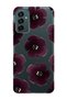 Purple Flower Patterned Transparent Phone Case Compatible with Samsung Galaxy M13 / M23