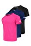 3-Pack of Quick-Dry Athletic Technical Sports T-Shirts