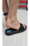 6300-1 Minelli Heel Spur Special Navy Blue and Black Men's Summer Slippers - 2