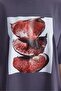 Women's Oversize T-Shirt Printed 100% Cotton Stylish Casual - 5