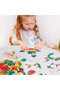 Wooden Pattern Block Puzzle Set for Kids 102 Piece Colorful Shape Blocks with 48 Challenge Cards - 2