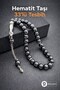 Hematite Stone Prayer Beads 33-Piece Natural Stone Prayer Beads Shiny Cut Stylish Men's Prayer Beads