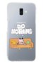Samsung Galaxy J6 Plus Compatible Do Nothing Patterned Transparent Phone Case