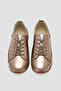 Women's Copper Genuine Natural Leather Sneaker Shoes with Elastic Laces, Size 36-41 - 4