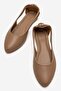 Women's Back Bow Ballerina Flats Vison - 5