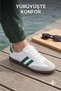 Unisex Style Stylish Comfortable Lightweight Daily Side Stripe Lace-Up Walking Running Sneaker Sports Shoes - 4