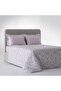 Serena Elegant Balance Double Duvet Cover Set - 100% Aegean Cotton - with Sheets - 4 Pillows Lilac - 2