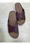 Women's Orthopedic Sole Mulex Daily Comfortable Slippers – Faux Leather Cross Strap Non-Slip Summer Slippers