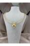 Trend Silver Ball Necklace Minimal Style Casual and Stylish Women's Necklace