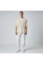 Metropoli̇tan 615 Beige Men's O-Neck Oversized Short Sleeve T-Shirt