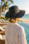 Women's Wide Brim Straw Uv Protection Summer Hat - 3