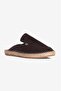 Genuine Leather Summer Men's Suede Closed-Front Jute Sole Brown Espadrille Slippers -Mssr3416-Kh - 4