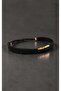 Bensei Black Woven Adjustable Bracelet with Brass Accessories - 4
