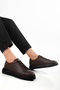 Men's Brown Sneaker Daily Comfortable Orthopedic Sole Lace-Up Sports Shoes - 5