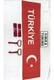 Red Moon Star Turkey Torpedo Towel and 2-Piece Belt Cover and 2-Piece Car Handle Cover - 2
